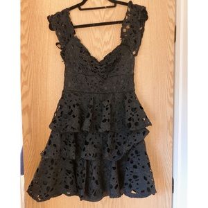 Luxxel Lace Black Dress